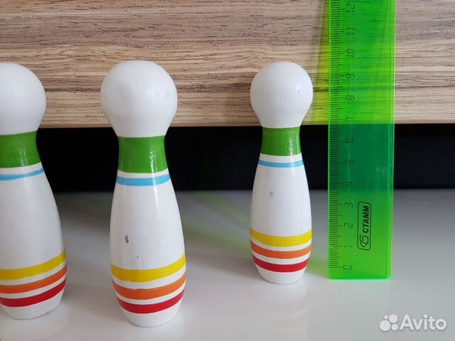 Игрушка деревянный боулинг