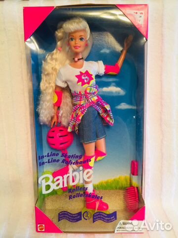 in line skating barbie