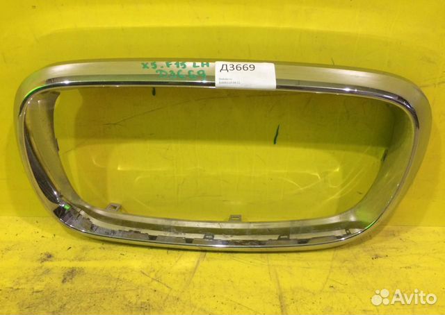 Молдинг решетки радиатора левый BMW X5 F15 (13-18)