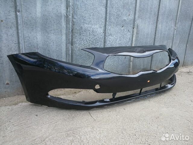 Кия Сид бампер передний черный Black Perl 1k