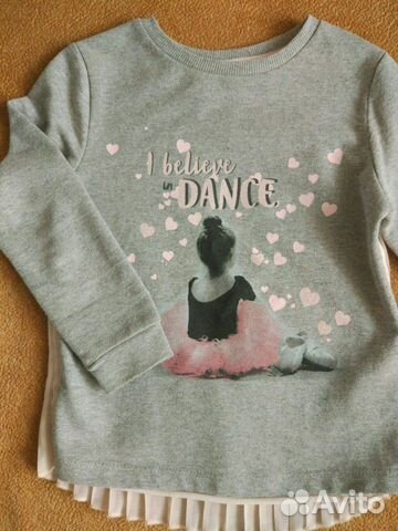 Толстовка Terranova для девочки на 3 года Толстовка Terranova для девочки на 3 года