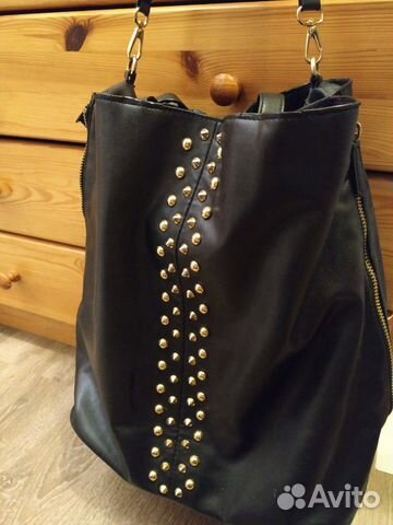 Сумка Zara Basic кожаная