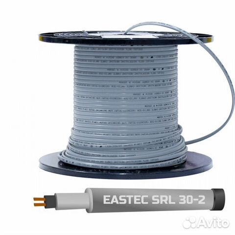 Eastec SRL 30-2 M30W (300м/рул.),греющий кабель бе