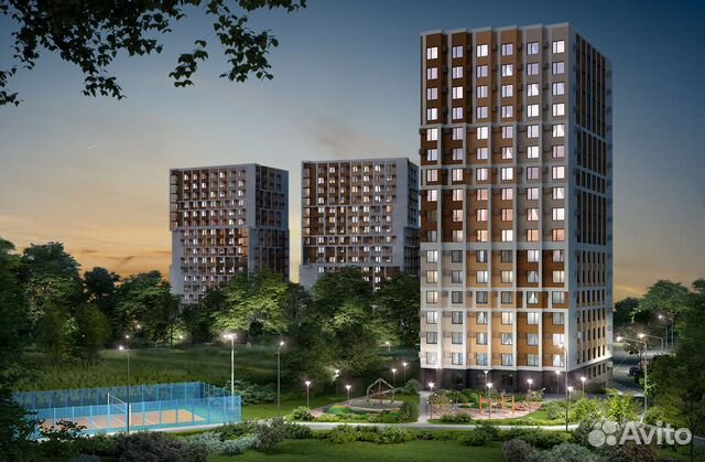 2-к квартира, 42.4 м², 2/17 эт.