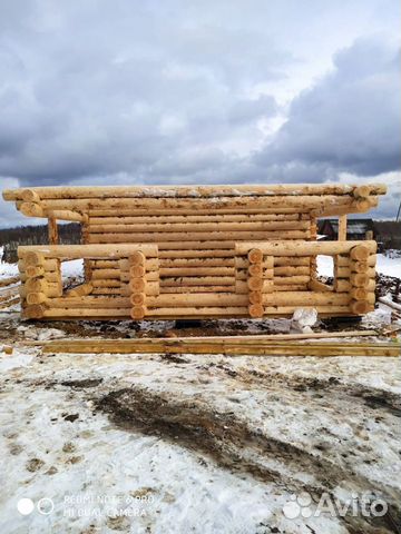 Сруб бани-дома Сруб бани-дома