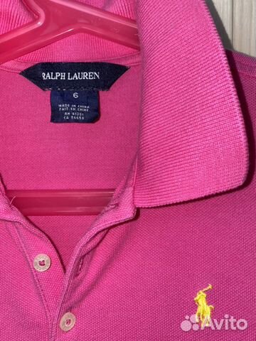 Платье Ralph Lauren поло, 6 лет, новое, фуксия