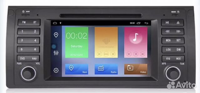 Магнитола android BMW E39 E53 1+16