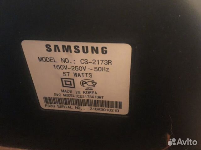 Телевизор Samsung (Самсунг) CS-2173 R Телевизор Samsung (Самсунг) CS-2173 R