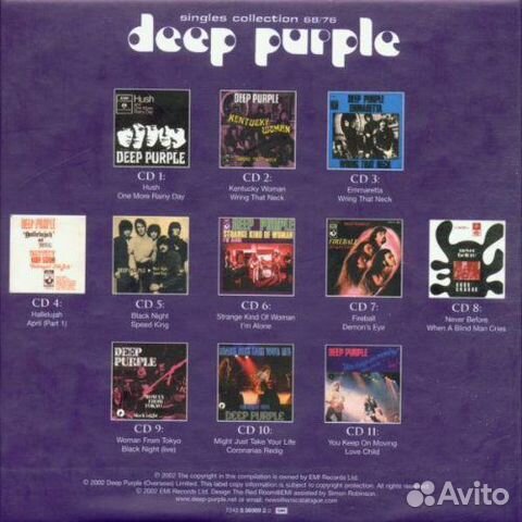 Deep Purple Singles collection 68/76 -2002