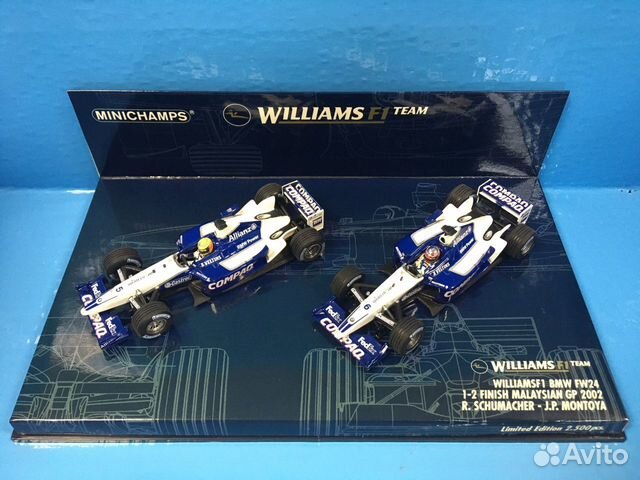 F1 Minichamps Williams FW24 Победный дубль