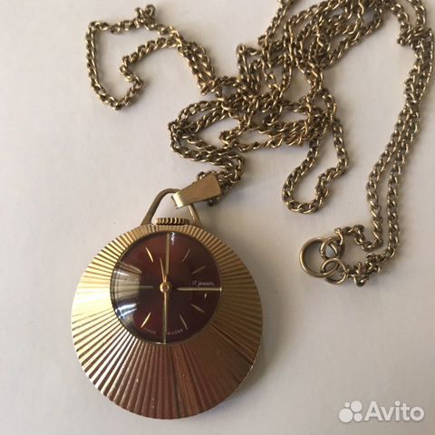 Часы - кулон slava