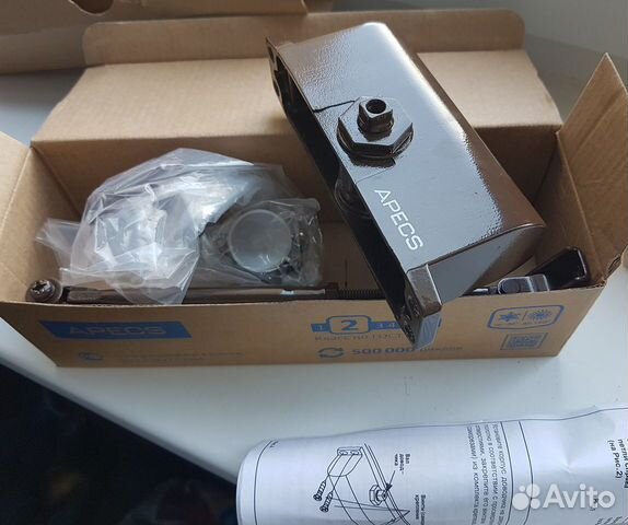 Доводчик дверной apecs DC-20.2/0850/045-A1-BR Доводчик дверной apecs DC-20.2/0850/045-A1-BR