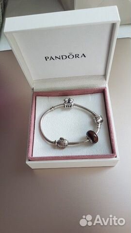 Серебряный браслет Pandora с шармами