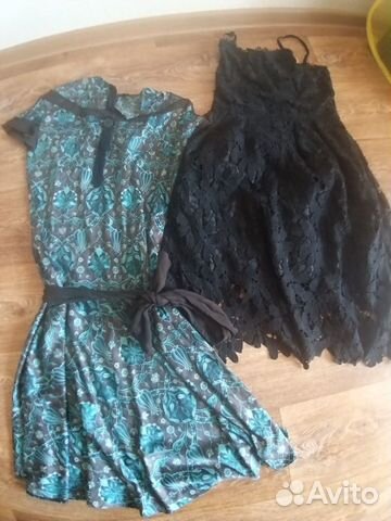 2 летних платья (черное новое)