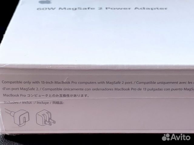 Новый блок питания Apple MacBook 60W MagSafe 2