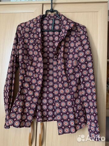 Рубашка, х/б, размер xs, цвет как на последних фот Рубашка, х/б, размер xs, цвет как на последних фот