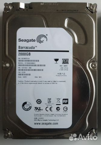 Жесткий диск Seagate Barracuda 2 TB sata3