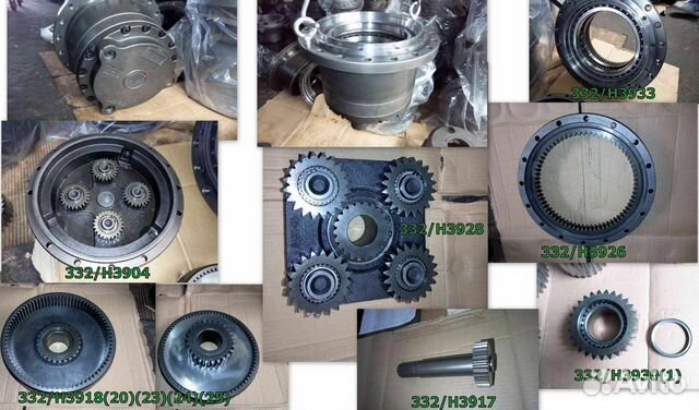 Запчасти в редуктор хода грохота Maximus 516