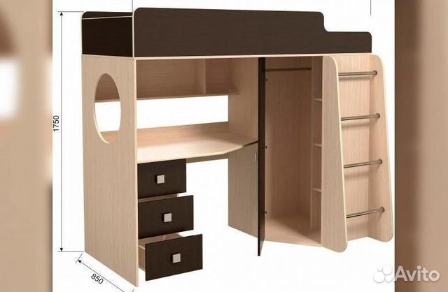 Кровать-чердак