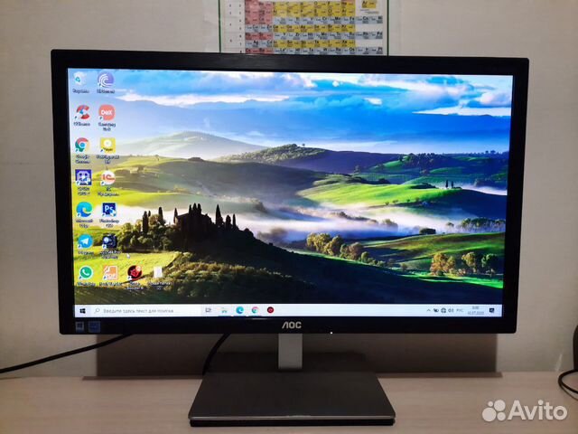 Монитор аос 23,6 + кабель hdmi Монитор аос 23,6 + кабель hdmi
