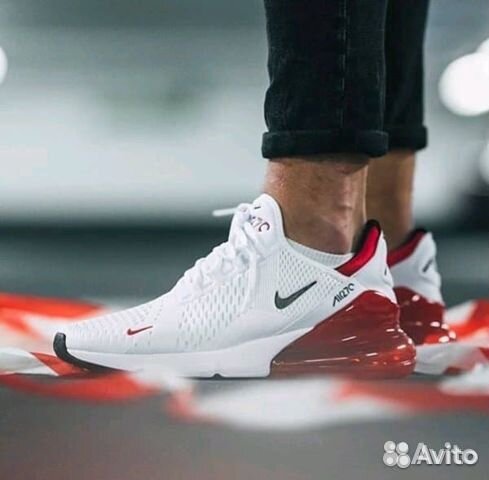 Кроссовки Nike Air Max 270 White Red (36-45)