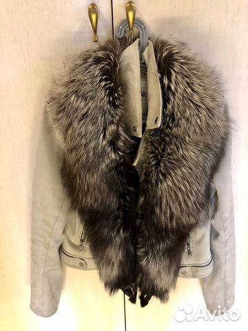 Горжетка-воротник из чернобурки