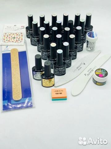Набор для шеллака,гель лаки,дизайн,расходники