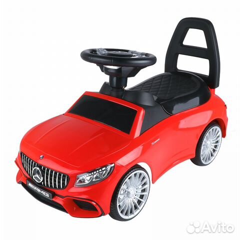 Толокар каталка Mercedes-Benz S65 AMG красная