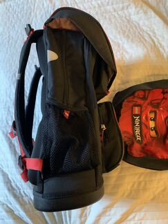 Рюкзак с сумкой для обуви Lego Ninjago Red 30 л