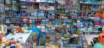 Магазин-отдел канцелярии и игрушек 