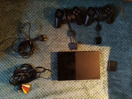 Sony Playstation2+2 джойтиска+карта памяти+игры