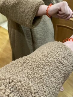 Пальто из искусственной овчины Zara