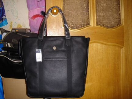 Сумка Fred Perry Leather Shopper женская, трапеция
