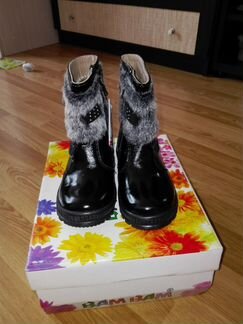 Новые утепленные ботинки 25р д/д Турция