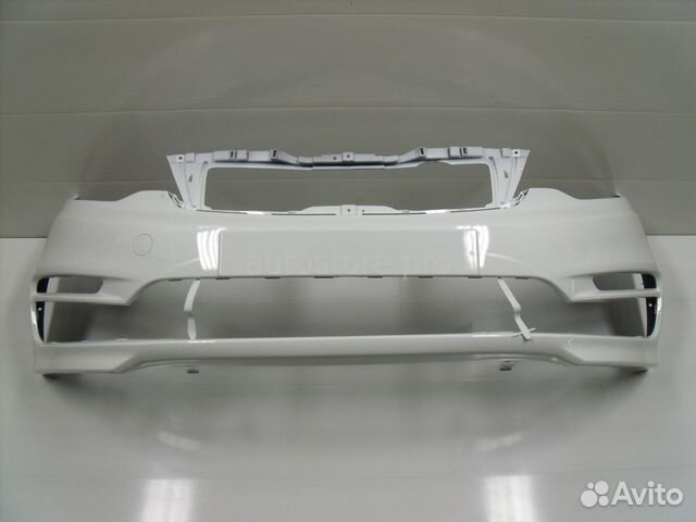 Бампер перед Kia Rio 14- рестайлинг новый белый