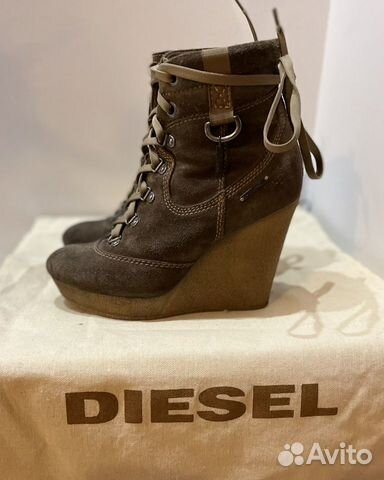 Ботильоны diesel натуральный нубук