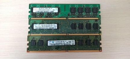 Оперативная память DDR2 1 Gb PC2-6400U