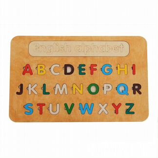 Рамка-вкладыш алфавит английский язык