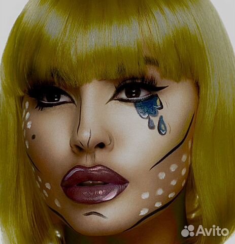 Парик lady’s neon green каре