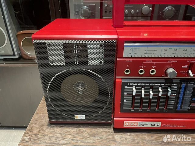 Магнитола aiwa ca 3 red