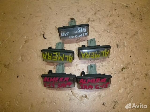 Плафон освещения номера nissan almera (G15) 2013