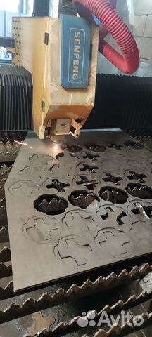 Лазерная резка стального листа до 16 мм