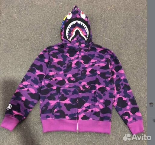 Худи bape shark