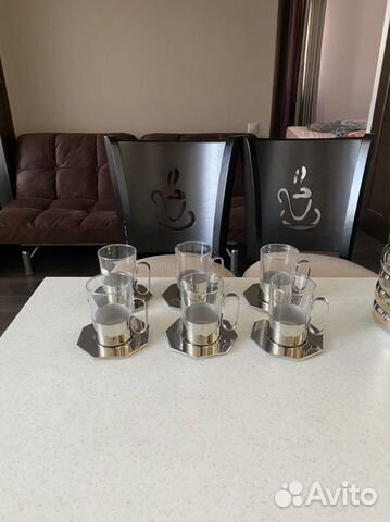 Zepter Стакан с блюдцем набор 6 шт