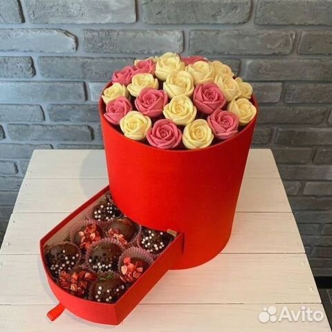 Букеты из клубники в шоколаде