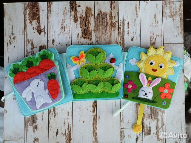 Развивающая книжка из фетра