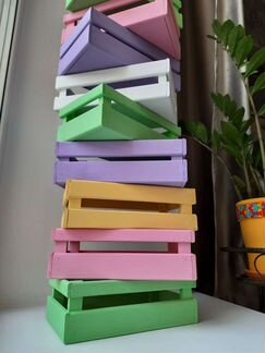 Ящик (бокс) деревянный подарочный