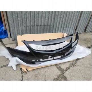 Бампер передний на Hyundai Solaris 15-17