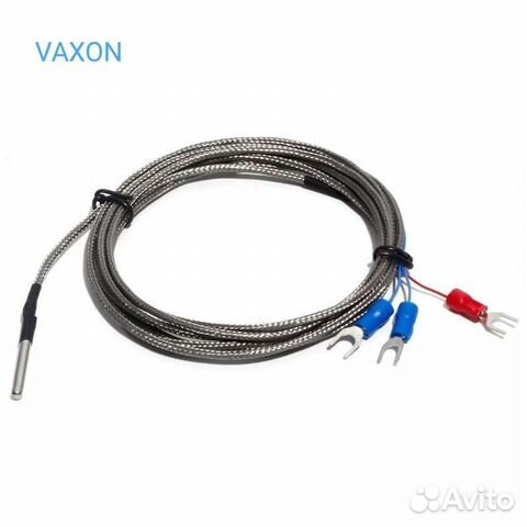 Датчик температуры PT100 4*50мм с кабелем 2 метра