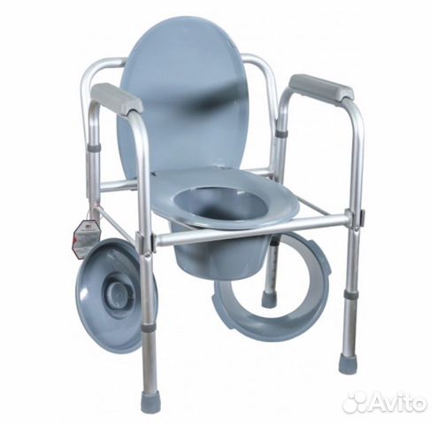Кресло-туалет алюминиевый